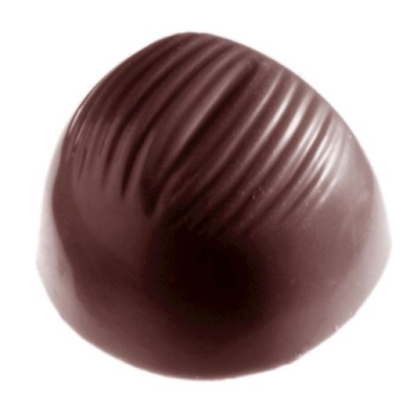 Pralinenform "Rund gemustert" 8g - 24 Stück